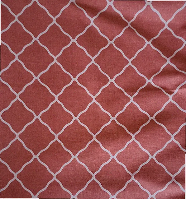 C&F Enterprise ~ Geometric Design ~ King Size ~ 78" x 80" ~ Bed Skirt ~ 18" Drop