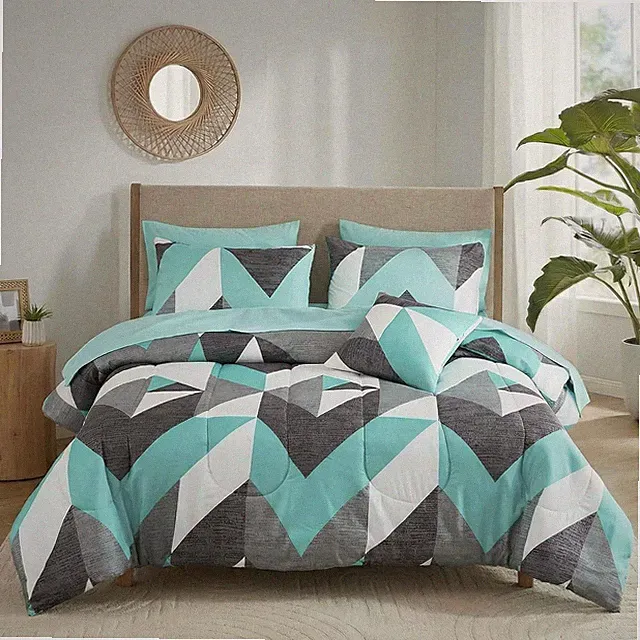 Grey and Teal Comforter Set Teal Bedding Full Size Bed Sheets and Comforter Set