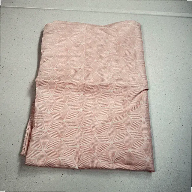 pillowcase standard pink hexagon stripes geometric traditional modern