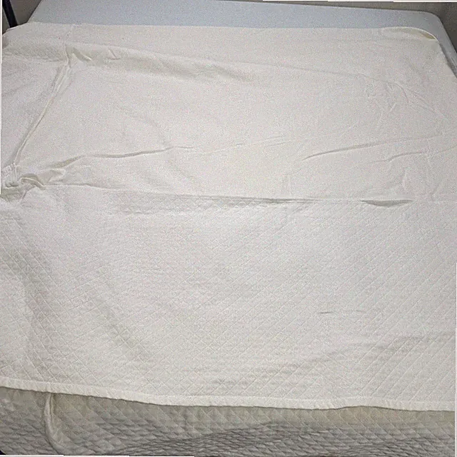 restoration hardware bed skirt full 15" drop white diamond cotton portugal