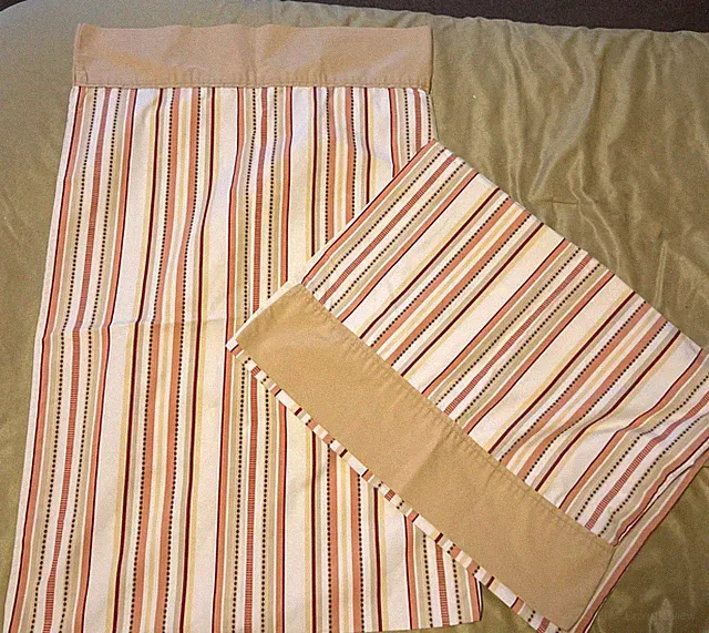 Set of 2 Queen Better Homes & Gardens Geometric Striped Earth Tone Pillowcases