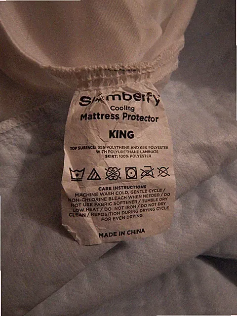 slumberfy king size cooling mattress protector cover