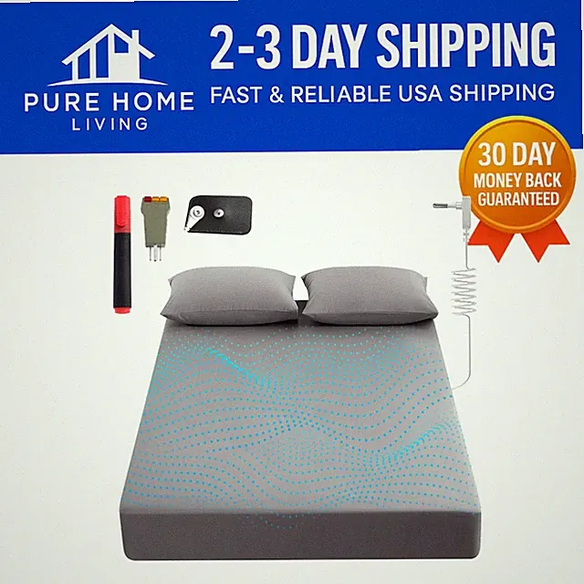 Ultimate King Size Grounding Sheets: Organic Cotton Set for Wellness & Comfort