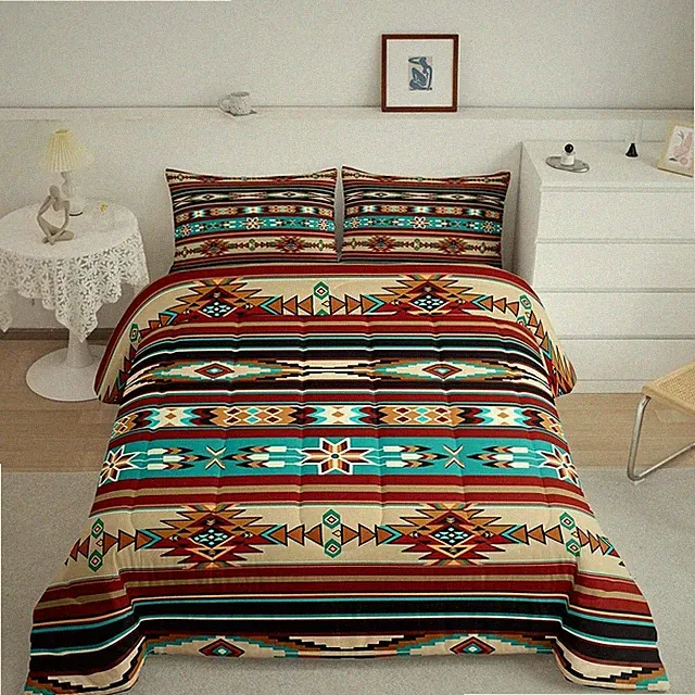 Western Decor Comforter Aztec Comforter Set Cowboy Cowgirl Southwestern Bedding